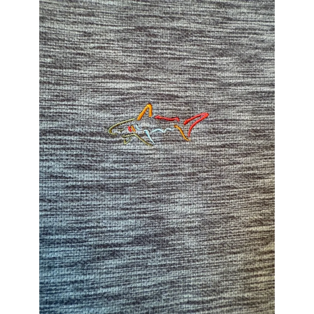 Greg Norman Play Dry Men's Gray Heathered Polo Shirt L - Picture 8 of 11